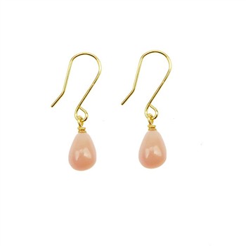 14K Earrings w.Pink Opal 14karat , från San - Links of Joy