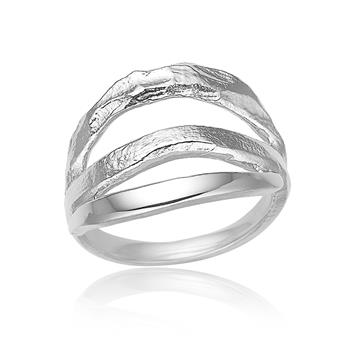 Cool ring i sølv, från Blicher Fuglsang