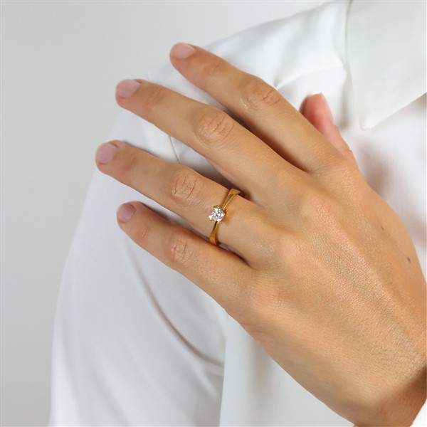 MARY Ring 14K LG DIAM 0,25CT W/VS, från Aagaard