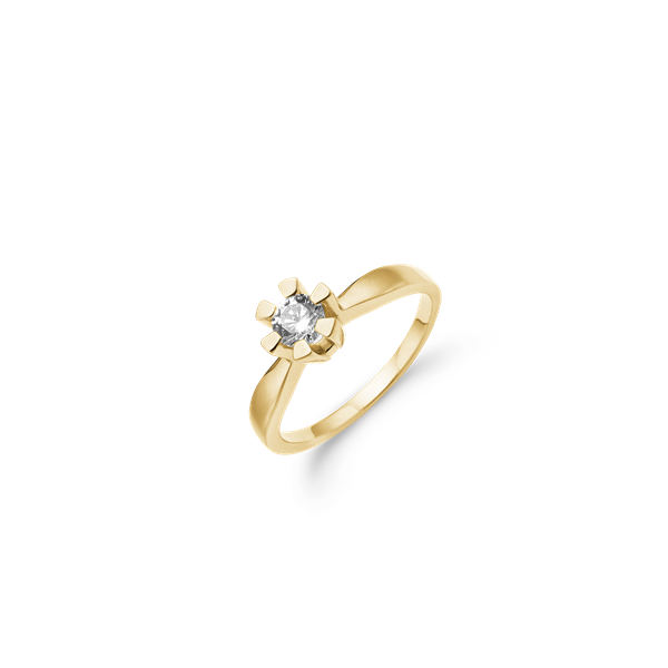 ETERNITY 14KT D.RING 1X0,40CT WSI, från Aagaard