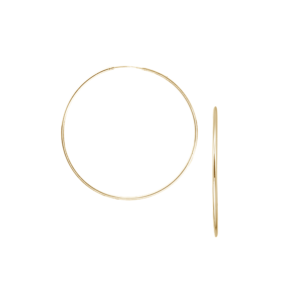 14KT CREOL 40MM, TRÅD 2MM M/VRIDLÅS, från Aagaard