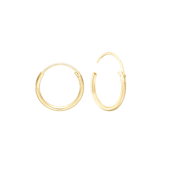 14KT CREOL 14,5 MM, TRÅD 1,2MM M/VIPPELÅ, från Aagaard