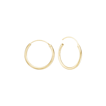 14KT CREOL 17,5MM, TRÅD 1,2MM M/VIPPELÅS, från Aagaard