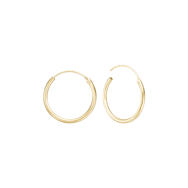 14KT CREOL 17,5MM, TRÅD 1,2MM M/VIPPELÅS, från Aagaard