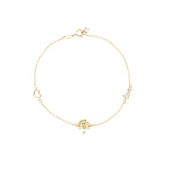 armbånd med livets træ og hjerte , från Aagaard