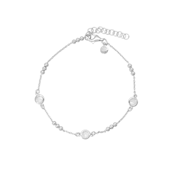 Armbånd kugler og CZ, från Aagaard