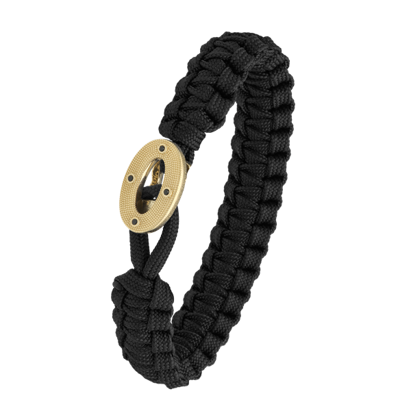 FSTS sort armbånd m forg lås 07, från Aagaard