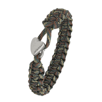 FSTS camouflage armbånd m sølv lås 05, från Aagaard