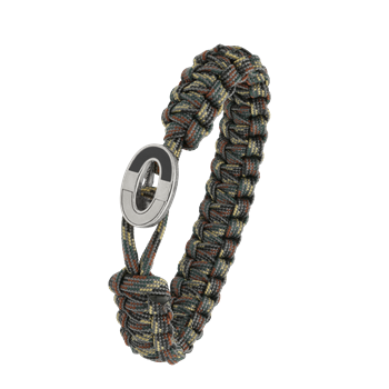 FSTS camouflage armbånd m sølv lås 08, från Aagaard