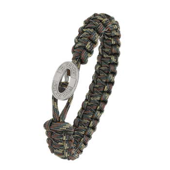 FSTS camouflage armbånd m sølv lås 10, från Aagaard