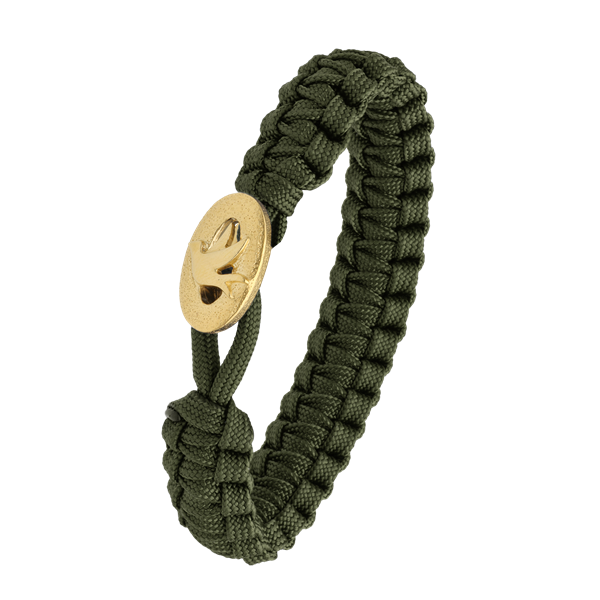 FSTS grønt armbånd m forg lås 01, från Aagaard