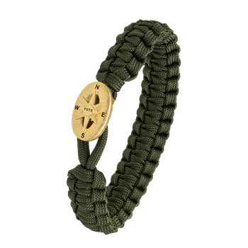 FSTS grønt armbånd m forg lås 09, från Aagaard