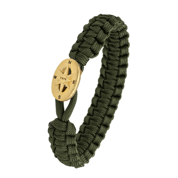 FSTS grønt armbånd m forg lås 09, från Aagaard