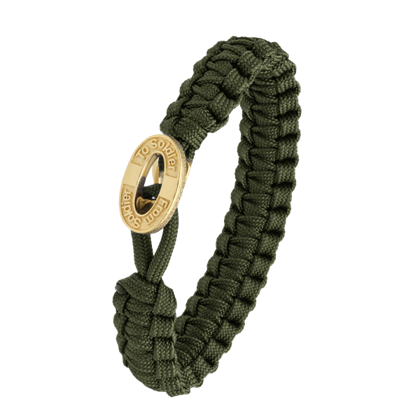 FSTS grønt armbånd m forg lås 10, från Aagaard