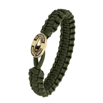 FSTS grønt armbånd m forg lås 11, från Aagaard