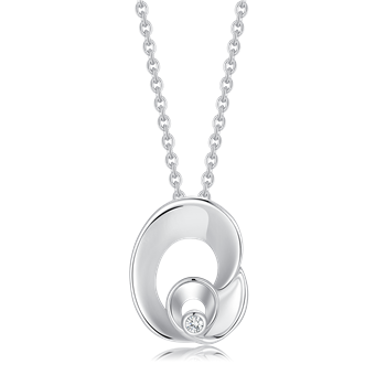 Sølv halskæde, från Støvring Design