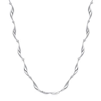 Sølv collier rhodineret, från Støvring Design