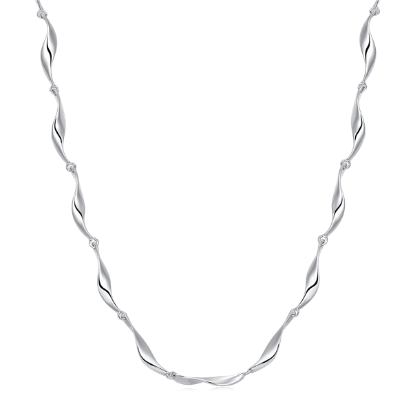 Sølv collier rhodineret, från Støvring Design