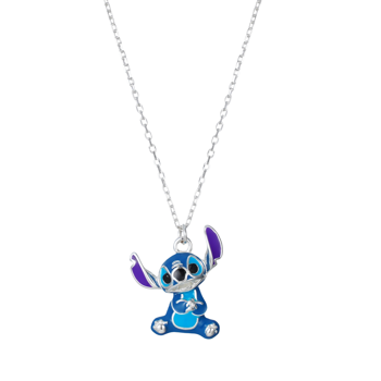 Disneys Silverhalsband Stitch