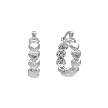 Øreringe hjerte creol, från Aagaard