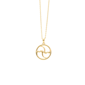 halskæde med hjerter, från Aagaard