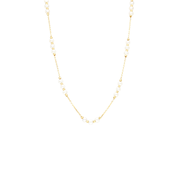 halskæde med kugler og perler , från Aagaard