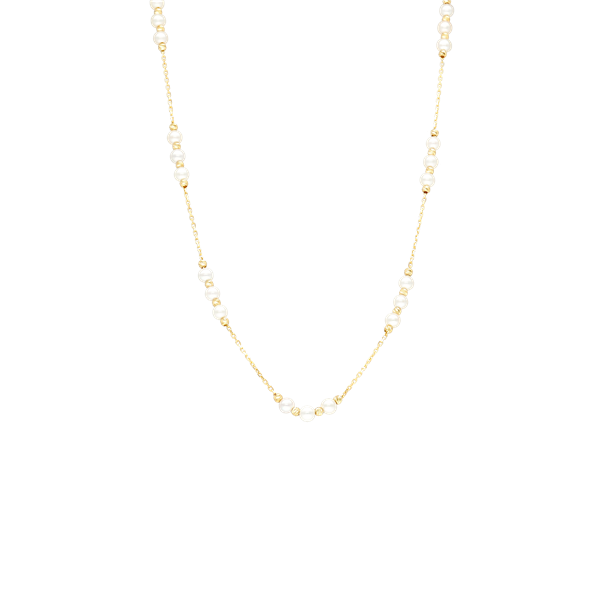 halskæde med kugler og perler , från Aagaard