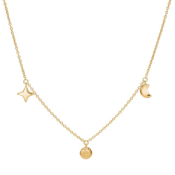 Forgyldt sølv halskæde UNIVERSE52, från Nordahl