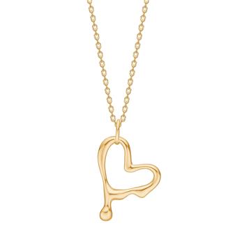 Forgyldt sølv halskæde FLUID52, från Nordahl