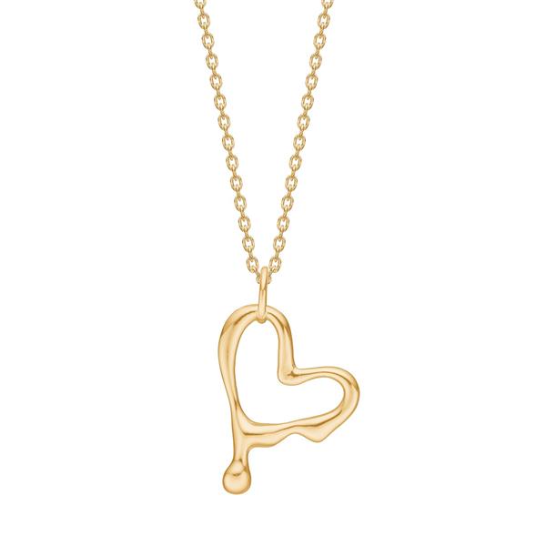 Forgyldt sølv halskæde FLUID52, från Nordahl