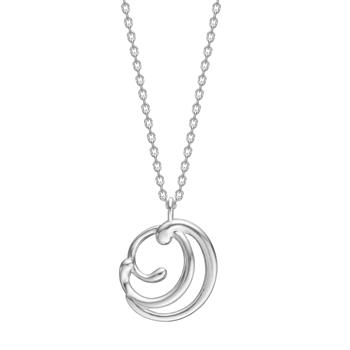 Rhd. sølv halskæde AURA52, från Nordahl