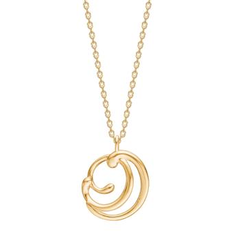 Forgyldt sølv halskæde AURA52, från Nordahl