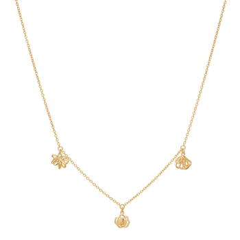 Forgyldt sølv halskæde BLOSSOM52, från Nordahl