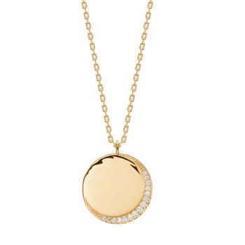 Forgyldt sølv halskæde rund SARANOR, från Joanli Nor