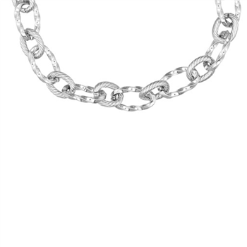 Halskæde i stål Chunky, från Blicher Fuglsang