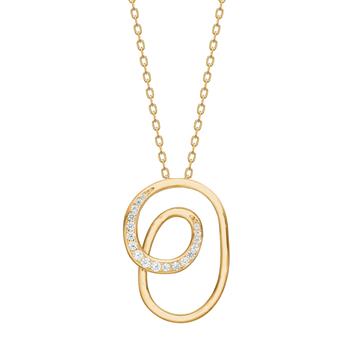 Forgyldt sølv halskæde RUELLENOR, från Joanli Nor