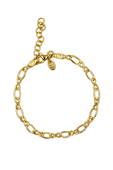 Armbånd sølv forgyldt evig, från L&G