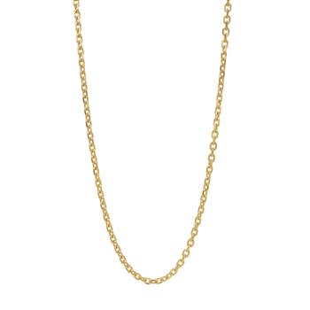 SON kæde stål anker facet, IP gold 50+5cm, från Son of Noa