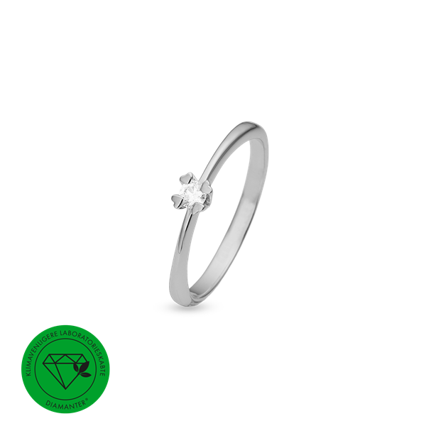 MARY Ring sølv LG DIAM 0,10CT W/VS, från Aagaard