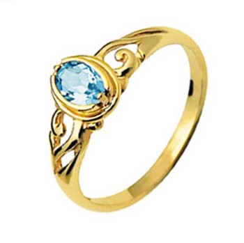 Ring with gemset, from Bee