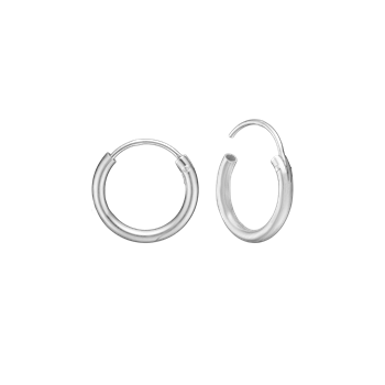 RHOD. SØLV CREOL 16MM, TRÅD 2 MM M/VIPPE, från Aagaard