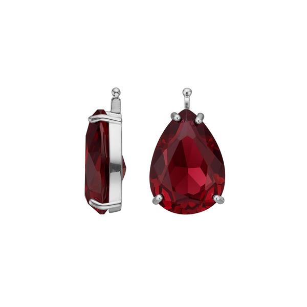 Glas facet m/rh sølv, från Heinzendorff