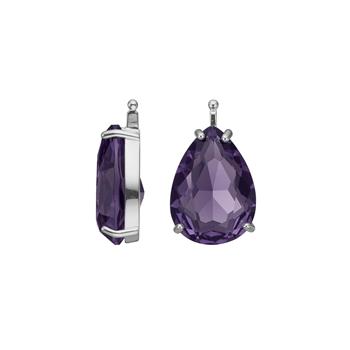 Glas facet m/rh sølv, från Heinzendorff