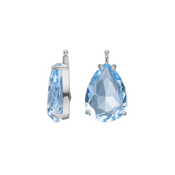 Glas facet m/rh sølv, från Heinzendorff