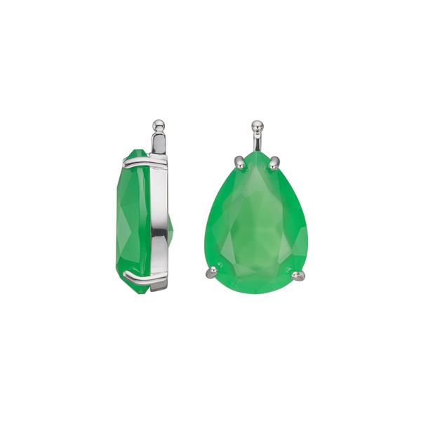 Glas facet m/rh sølv, från Heinzendorff