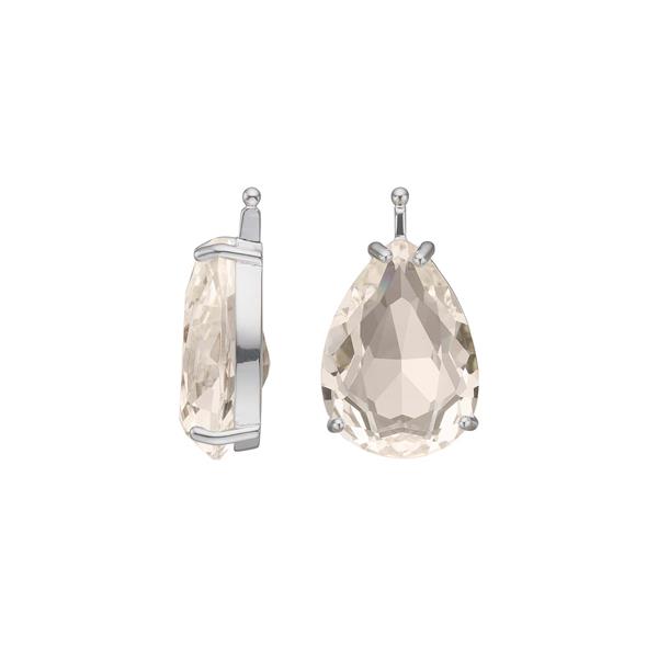 Glas facet m/rh sølv, från Heinzendorff