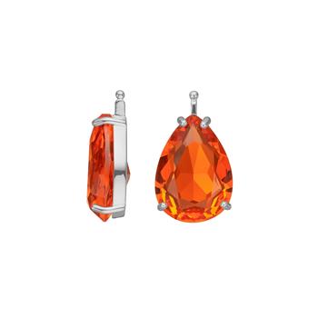 Glas facet m/rh sølv, från Heinzendorff