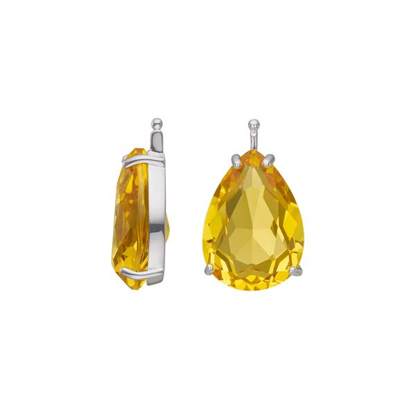 Glas facet m/rh sølv, från Heinzendorff