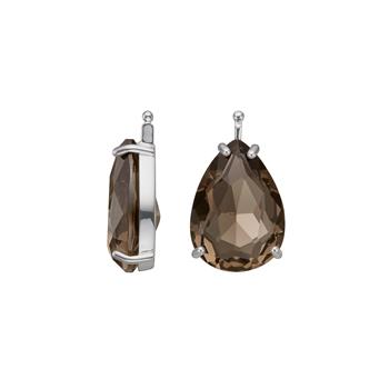 Glas facet m/rh sølv, från Heinzendorff