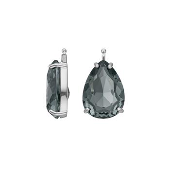 Glas facet m/rh sølv, från Heinzendorff